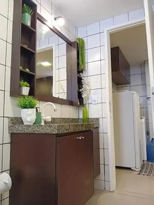 A cozinha ou kitchenette de Beira Mar: Bom Gosto e Conforto