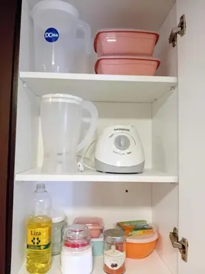 A cozinha ou kitchenette de Beira Mar: Bom Gosto e Conforto