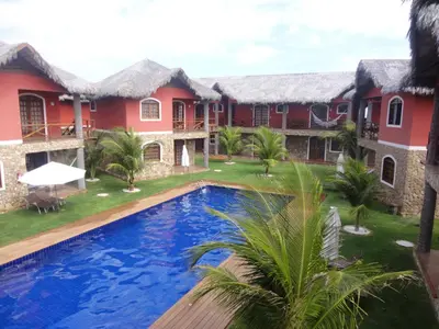 A piscina em ou perto de Chale Canoa Quebrada La Fazenda