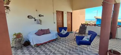 Uma área de estar em Cantinho da Tia Lucia