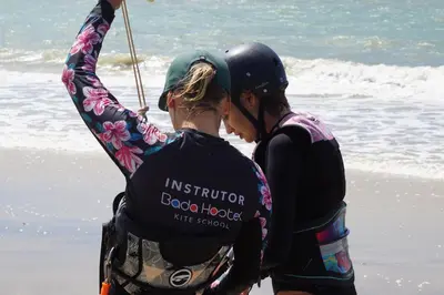 Os clientes hospedados em Bada Hostel & Kite School