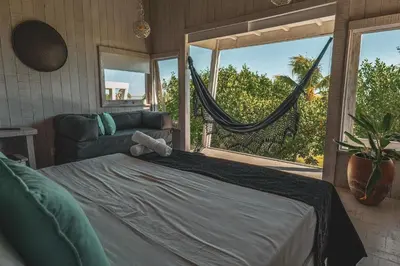 Uma cama ou camas num quarto em Casa Uru