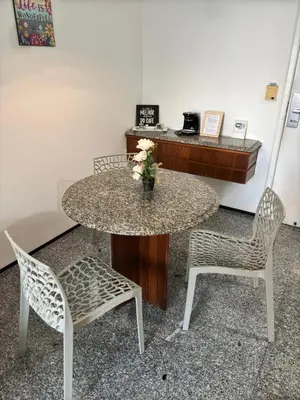 A planta de Flat Meireles, Vista Mar, Avenida Abolição AP1404