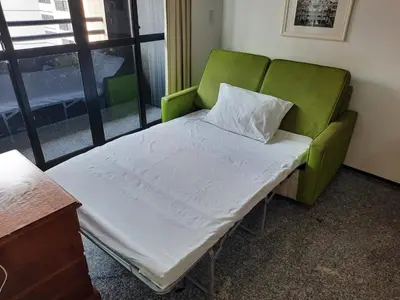 A planta de Flat Meireles, Vista Mar, Avenida Abolição AP1404