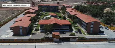 O edifício onde o apartamento está situado