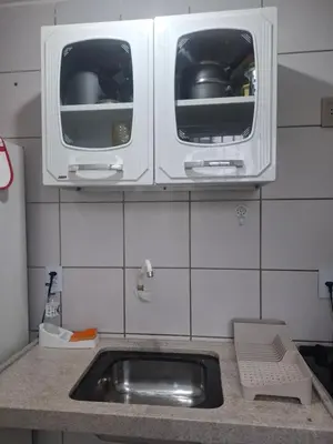 A cozinha ou kitchenette de Apartamento por temporada