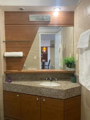 A planta de Flat no Coração do Meireles Apto 1202