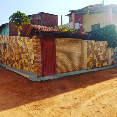 O edifício onde a casa de férias está situado