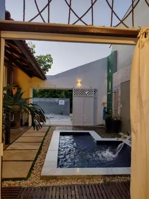 A piscina em ou perto de CASA DE PRAIA NO PREA, 3 AMORES - Ceará