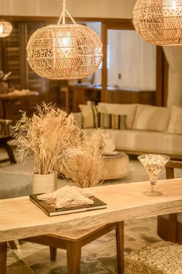 Uma área de estar em Carlore Hotel Taíba