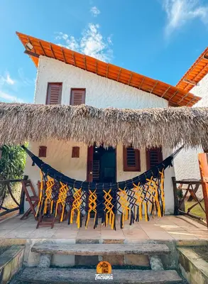 A planta de Rústico e Charmosinho, Próx a Lagoa com Ar cond, Chalés Tucumã
