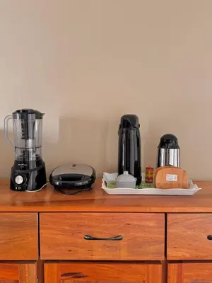 Comodidades para chá e café em Palmeira’s du Vento
