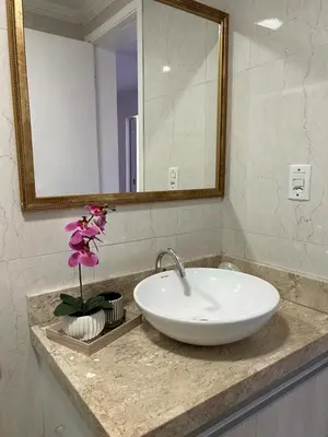 Uma casa de banho em Flat New Point