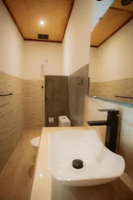 Uma casa de banho em Pousada Catavento