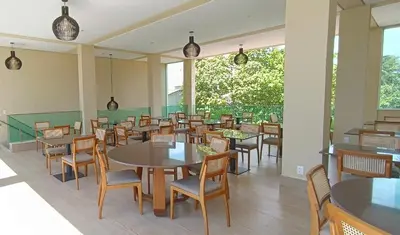 Um restaurante ou outro lugar para comer em Star Palace Hotel Jeri