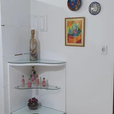 A planta de Confortável apartamento a 100 m Beira Mar - Edifício Zen Residence