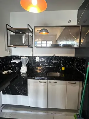 A cozinha ou kitchenette de 952A Golden Flat Fortaleza