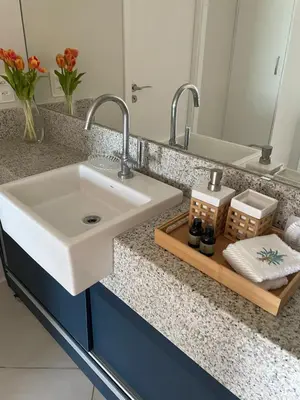 Uma casa de banho em Lindo apartamento na Beira Mar Edifício Landscape