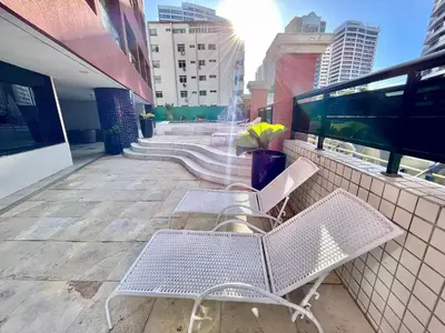 O edifício onde a casa de férias está situado