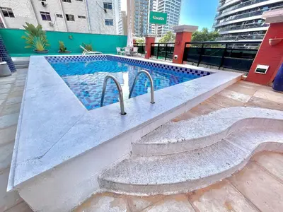 A piscina em ou perto de Hotel na Beira Mar de Fortaleza
