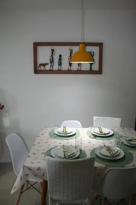 A planta de Apartamento Confortável - Porto das Dunas - Perto do Beach Park
