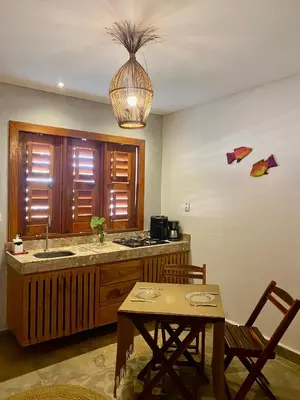 A planta de Casa Pitanga Flat