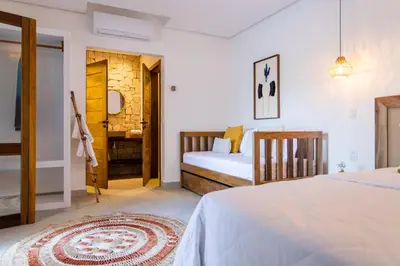 Uma cama ou camas num quarto em Villa Odara