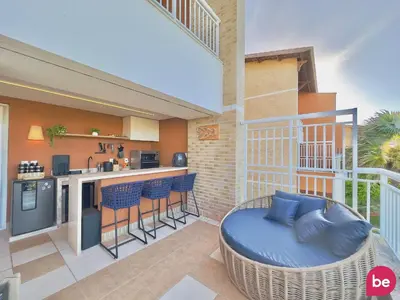 A cozinha ou kitchenette de Resort incrível Vila do Porto