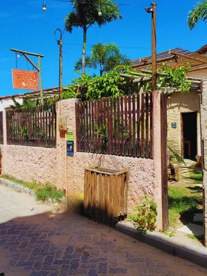 O edifício onde o hostel está situado