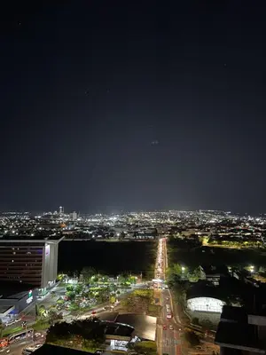Uma vista geral de Sobral ou a vista da cidade a partir do apartamento