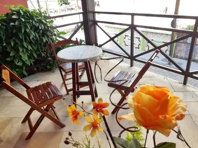 Uma varanda ou terraço em Pousada Fortal Villa Praia