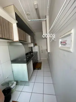 A cozinha ou kitchenette de Apartamento próximo ao aeroporto