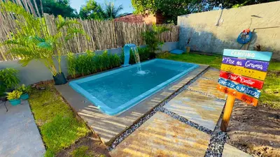 A piscina em ou perto de L2 Localize casa na praia pontal
