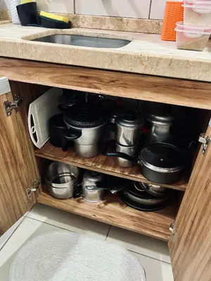 A cozinha ou kitchenette de Apto 2 quartos - Condomínio Frente Mar