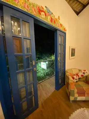 Uma cama ou camas num quarto em Apartamento Charme Guará - Na Praça de Guaramiranga