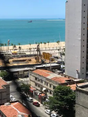Uma vista do mar geral ou uma vista do mar a partir do apartamento