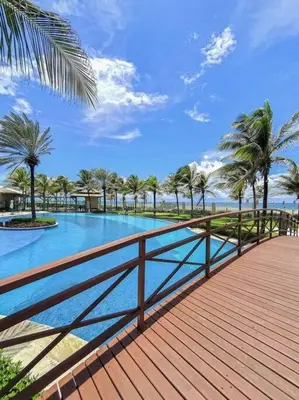 A piscina em ou perto de Golf Ville Resort Residence Bloco 64mar Apto 31 Aquiraz - Ceara - Brasil