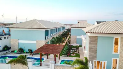 O edifício onde o hotel está situado