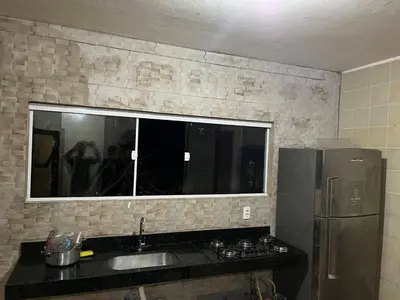 A cozinha ou kitchenette de Sítio riacho fundo