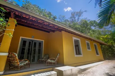 O edifício onde a casa de férias está situado