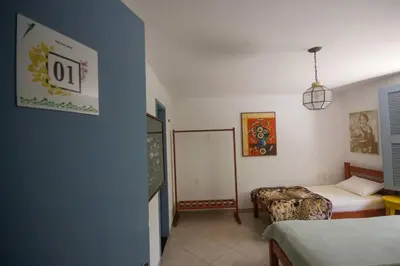 Uma cama ou camas num quarto em Tranquilidade e Conforto em Guaramiranga