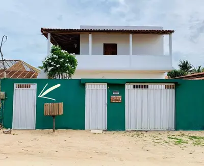O edifício onde a casa de férias está situado