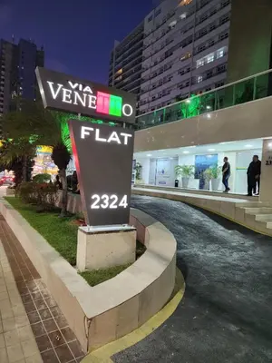 A planta de Flat via venetto ap 1501