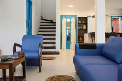 Uma área de estar em Vila Marinella