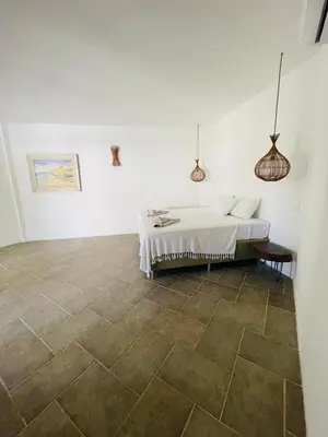 Uma cama ou camas num quarto em Villa Ava Kite - Guajiru