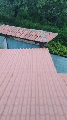 O edifício onde a casa de férias está situado