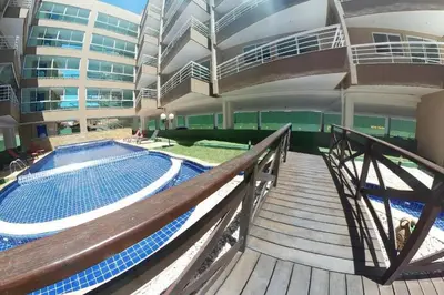 A piscina em ou perto de Apt Casal Cumbuco Chico do Caranguejo 200 mt.