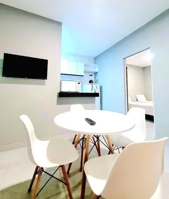 Uma televisão e/ou sistema de entretenimento em Refúgio do Preá - 700 Metros da Praia