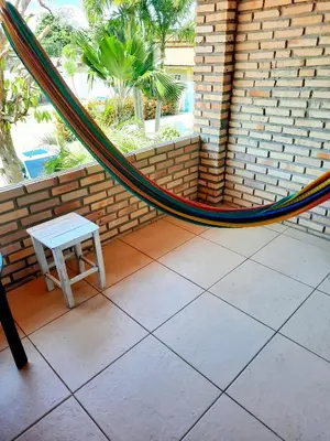 Um pátio ou outra área exterior em Pousada dos Anjos Paracuru