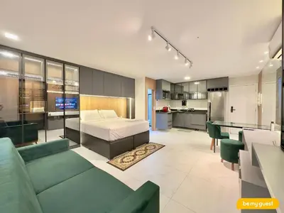 A cozinha ou kitchenette de Condomínio JSmart, localização ideal